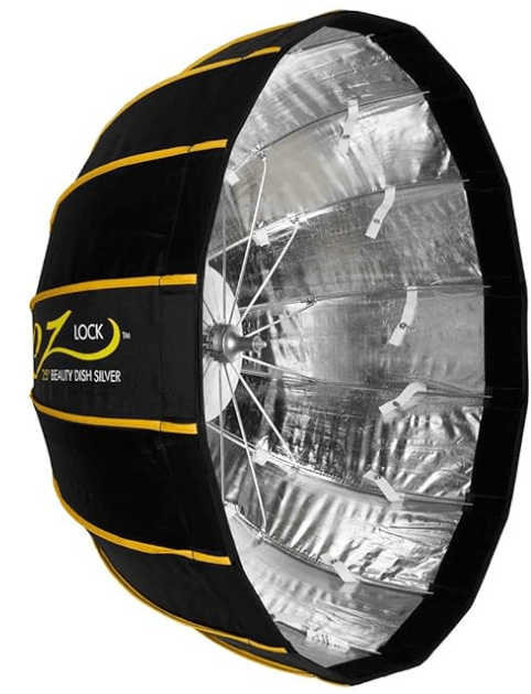 Collapsible Silver Beauty Dish Softbox w/Bowens Mount