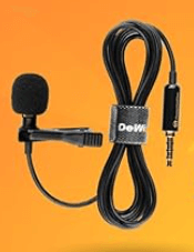 Wired Computer/Phone/Camera Lapel Microphone