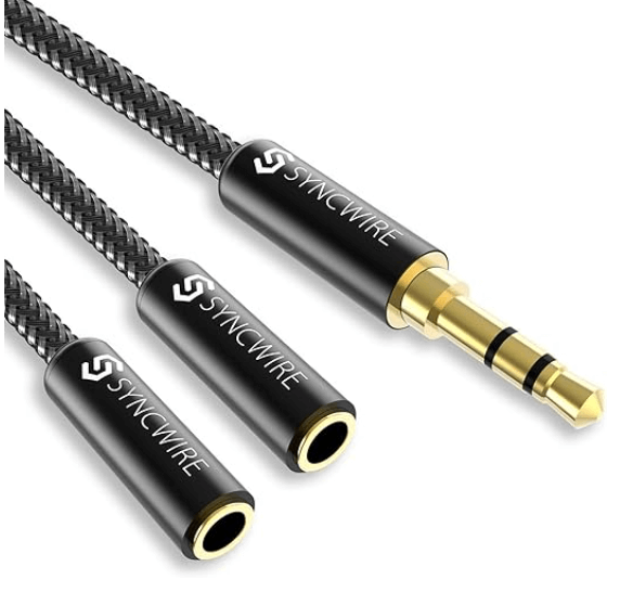 8th Inch Headphone Jack Splitter