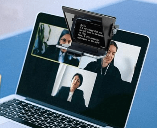 Laptop teleprompter